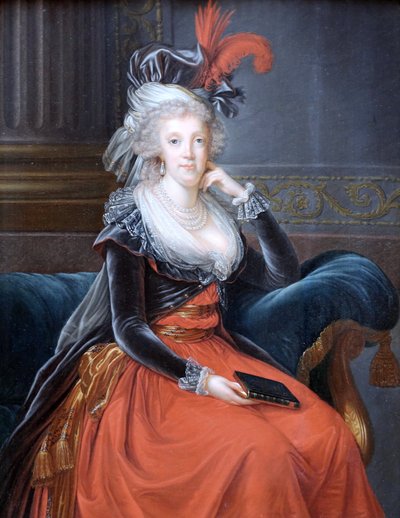 Porträt von Maria Carolina von Österreich (1752-1814), Königin von Neapel von Unbekannt Unbekannt